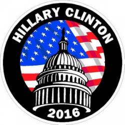 Hillary Clinton 2016 Whitehouse - Vinyl Sticker