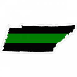 State of Tennessee Thin Green Line - Sticker