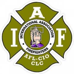 Praying Hands IAFF International Association Firefighters - Vinyl Sticker