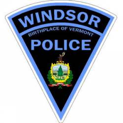 Windsor Vermont Police - Vinyl Sticker