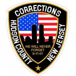 Hudson County Corrections New Jersey - Vinyl Sticker