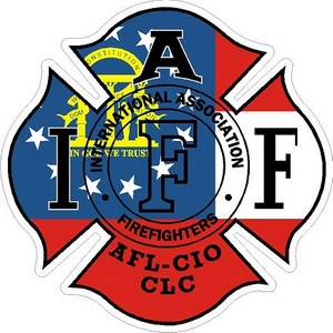 Georgia IAFF International Association Firefighters - Vinyl Sticker at ...