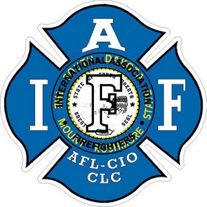 South Dakota Iaff International Association Firefighters - Vinyl 