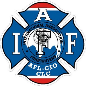 Wyoming IAFF International Association Firefighters - Vinyl Sticker at ...