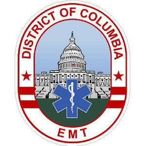 District Of Columbia Washington DC EMT Vinyl Sticker at Sticker Shoppe