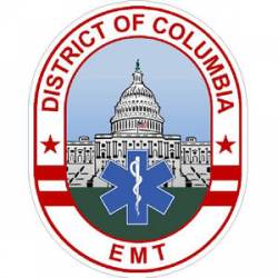 District Of Columbia Washington DC EMT - Vinyl Sticker