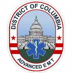 District Of Columbia Washington DC Advanced EMT - Vinyl Sticker