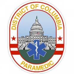 District Of Columbia Washington DC Paramedic - Vinyl Sticker