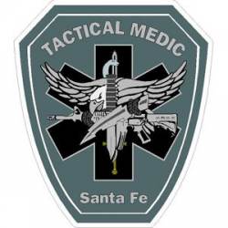 Tactical Medic Santa Fe - Sticker