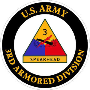 U.S. Army 3rd Armored Division - Sticker at Sticker Shoppe