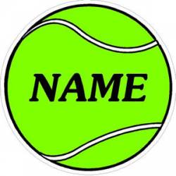 Custom Your Text Here Tennis - Sticker