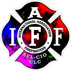 Multi Color IAFF International Association Firefighters - Sticker at ...