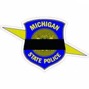 Michigan State Police - Embroidered Iron-On Patch at Sticker Shoppe