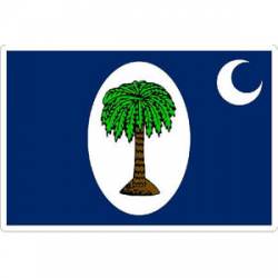 South Carolina 2 Day Flag - Sticker