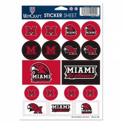 Miami University Redhawks - 5x7 Sticker Sheet