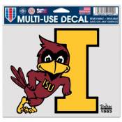 Iowa State University Cyclones Retro Logo - 5x6 Multi Use Decal