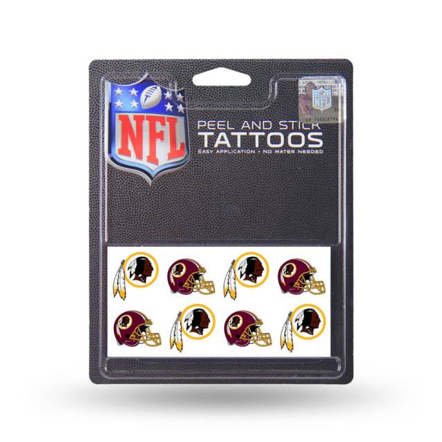 Washington Redskins Temporary Tattoos