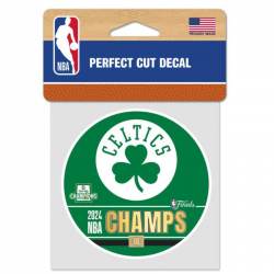 Boston Celtics 2024 NBA Champions - 4x4 Die Cut Decal
