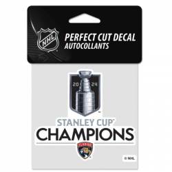 Florida Panthers 2024 Stanley Cup Champions - 4x4 Die Cut Decal