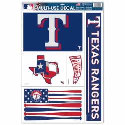 Texas Rangers - Set of 5 Ultra Decals