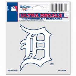 Detroit Tigers White - 3x4 Ultra Decal