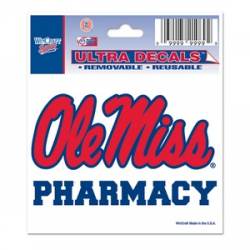 University Of Mississippi Ole Miss Rebels Pharmacy - 3x4 Ultra Decal