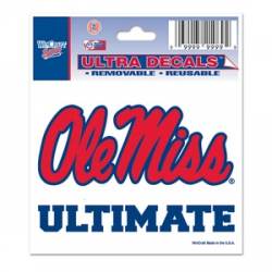 University Of Mississippi Ole Miss Rebels Ultimate - 3x4 Ultra Decal