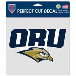 Oral Roberts University Golden Eagles - 8x8 Full Color Die Cut Decal