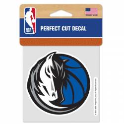 Dallas Mavericks Alternate Logo - 4x4 Die Cut Decal