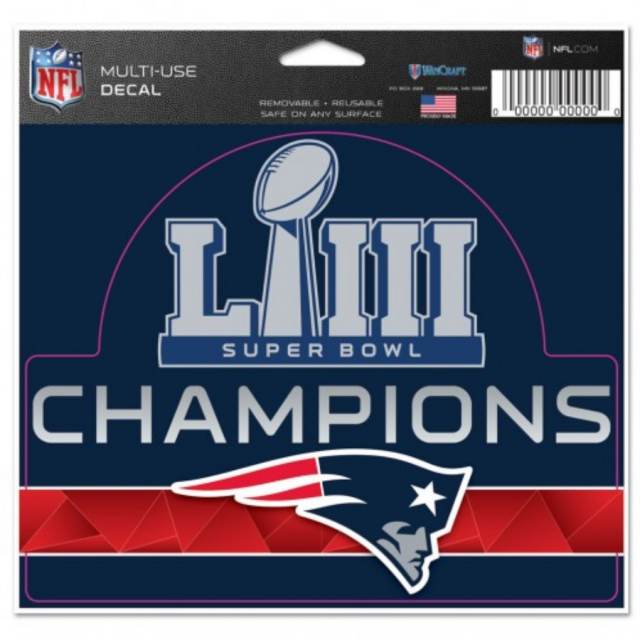 New England Patriots Super Bowl 51 Champions Precision Cut Decal