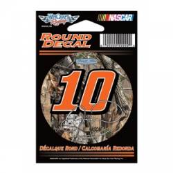 Danica Patrick #10 Camouflage - 3x3 Round Vinyl Sticker