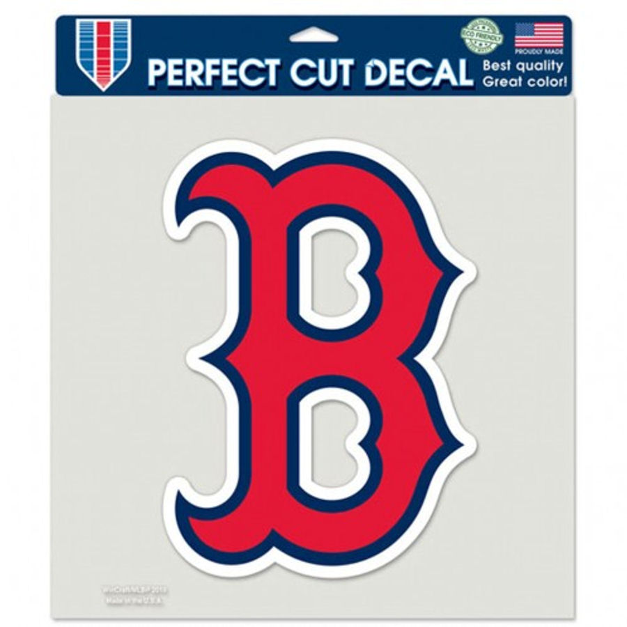 Boston Red Sox B Logo - 8x8 Full Color Die Cut Decal At Sticker Shoppe