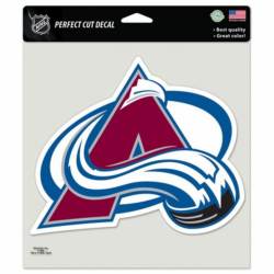 Colorado Avalanche Triple Retro Decals Quebec Nordiques Sticker Sheet Hockey