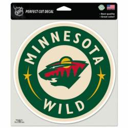Minnesota Wild - 8x8 Full Color Die Cut Decal