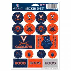 University Of Virginia Cavaliers - 5x7 Sticker Sheet
