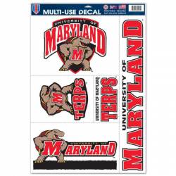 University Of Maryland Terrapins - Set Of 5 Ultra Decals