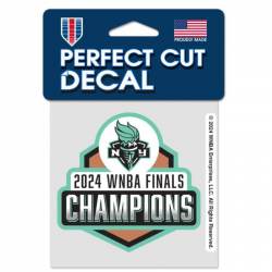 New York Liberty 2024 WNBA Finals Champions - 4x4 Die Cut Decal