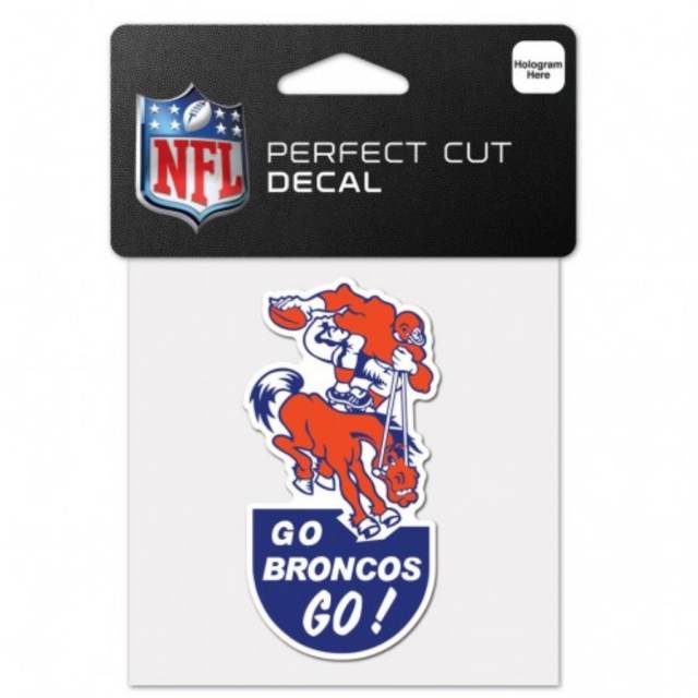 Classic Helmet Decals  Denver Broncos Throwback 