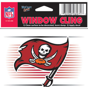 Tampa Bay Buccaneers - 3x3 Static Window Cling at Sticker Shoppe