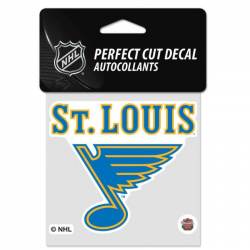 St. Louis Blues Winter Classic Logo - 4x4 Die Cut Decal