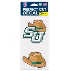 Stetson University Hatters - Set of Two 4x4 Die Cut Decals