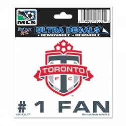 Toronto FC #1 Fan - 3x4 Ultra Decal