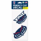 Florida Atlantic University Owls 2018 Logo - Set of Two 4x4 Die Cut Decals