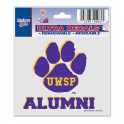 University Of Wisconsin-Stevens Point Pointers Alumni - 3x4 Ultra Decal