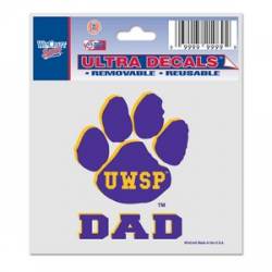 University Of Wisconsin-Stevens Point Pointers Dad - 3x4 Ultra Decal