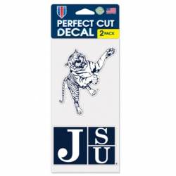 Jackson State University Tigers - Set of Two 4x4 Die Cut Decals