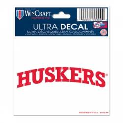 University Of Nebraska Cornhuskers Huskers - 3x4 Ultra Decal
