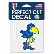 University Of Kansas Jayhawks Retro - 4x4 Die Cut Decal