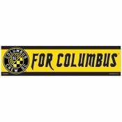 Columbus Crew For Columbus - 3x12 Bumper Sticker Strip