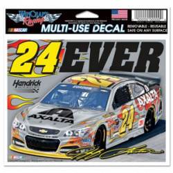 Jeff Gordon #24Ever With Racecar - 5x6 Ultra Decal